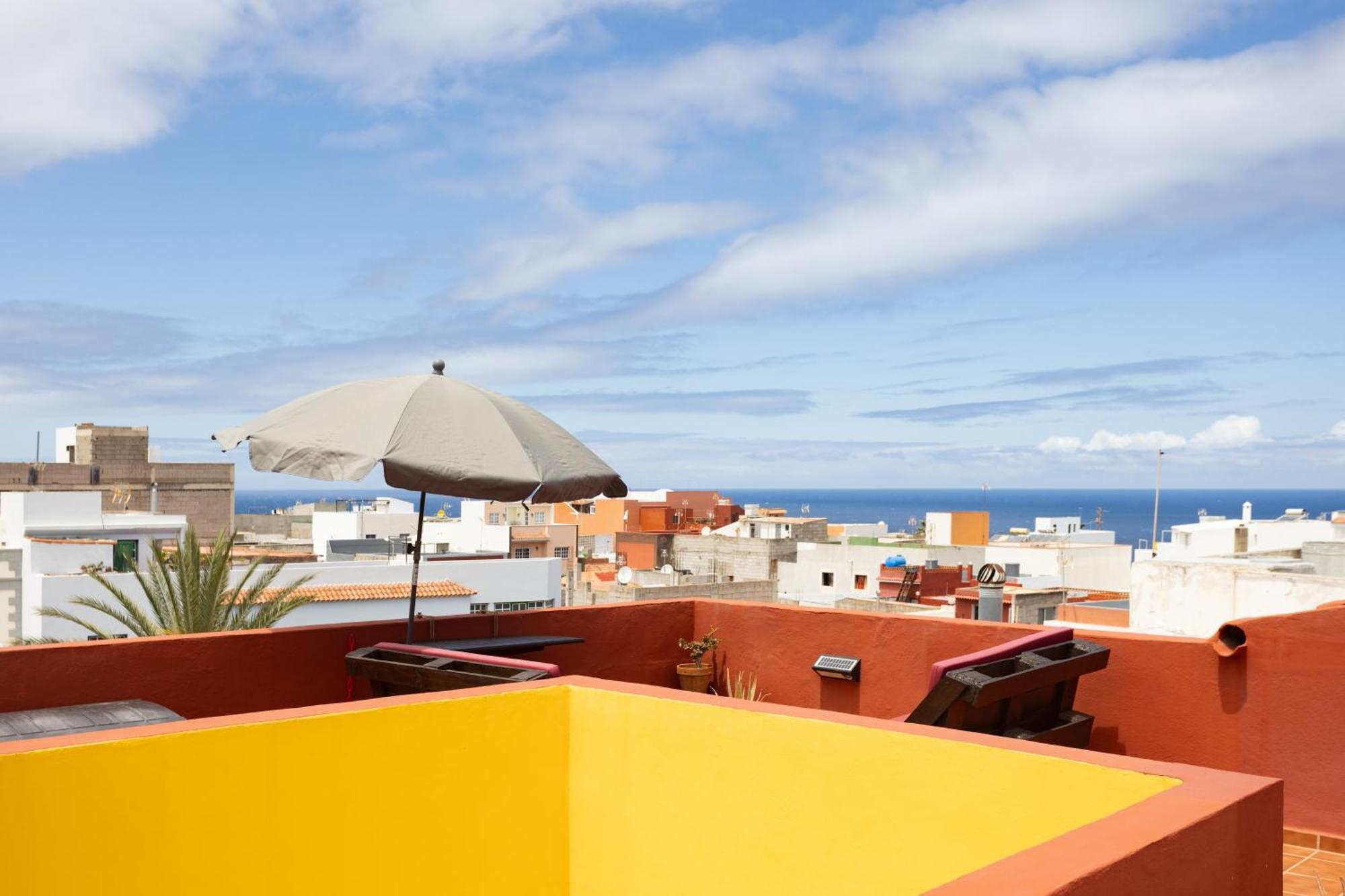 Tenohomes Rustic House With Terrace & Nature Views Buenavista Del Norte Exterior photo