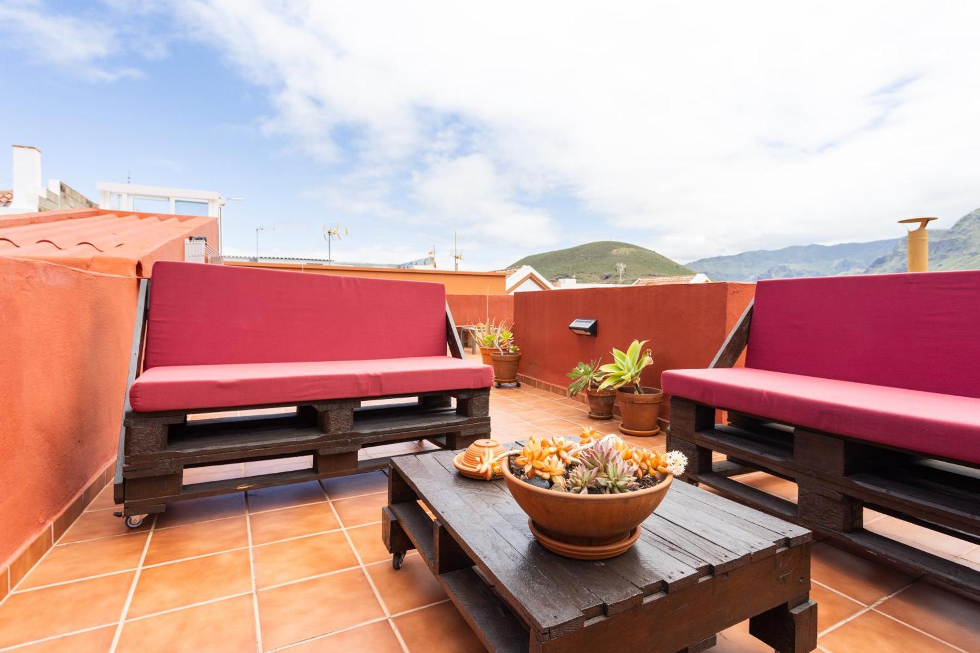Tenohomes Rustic House With Terrace & Nature Views Buenavista Del Norte Exterior photo